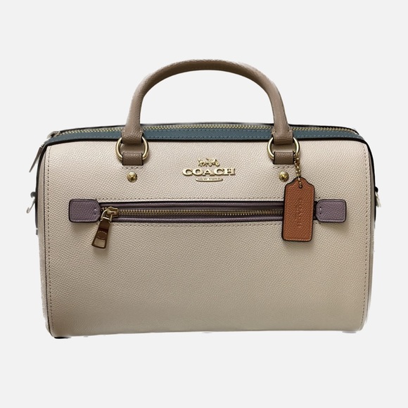 Coach Rowan Satchel Colorblock - Picture 1 of 4